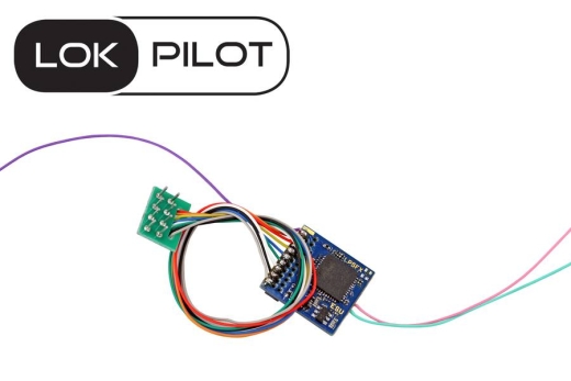 ESU 59210 - LokPilot 5 Fx DCC/MM/SX, 8-pin NEM652, track H0, 0