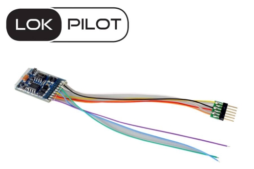 ESU 59616 - LokPilot 5 DCC/MM/SX/M4, 6 pines NEM651, vía H0, 0