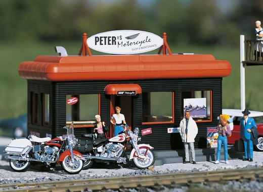 PIKO 62259 - Peters motorcycle shop