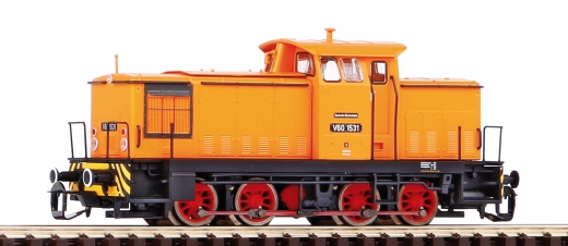 PIKO 47366 - Locomotiva diesel TT BR V60 arancione III + DSS PluX16