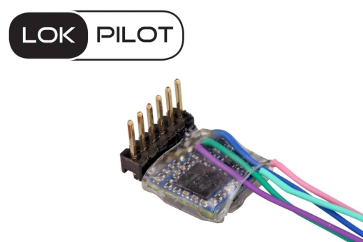 ESU 59857 - LokPilot 5 micro DCC, 6 broches direct coudé, voie N, TT