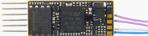 ZIMO MS491N MS-Sound-Decoder - 6-pol. NEM651 an Drähten