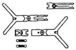 PIKO ET52000-26 - Coupling drawbar center+spring