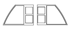 PIKO ET59520-32 - Fenster rechts + links, Führerhaus