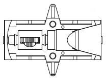 PIKO ET59134-92 - Getriebegehäuse m. ZR, Endwagen B