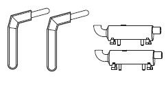 PIKO ET59133-129 - Auspuff (2 Sets) (Antriebscontainer)