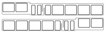 PIKO ET59132-28 - Seitenfenster EW B, rechts + links