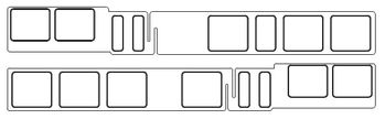 PIKO ET59132-29 - Seitenfenster EW A, rechts + links