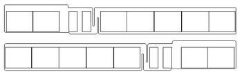 PIKO ET59527-24 - Zijruit EW B, rechts + links