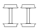 PIKO ET59580-40 - Wheel set without gear (2 pcs.) DC