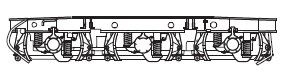 PIKO ET59931-35 - Cache bogie