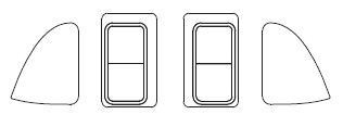 PIKO ET59521-33 - Window right + left, drivers cab