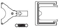 PIKO ET96736-15 - timone+coperchio+molla