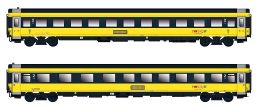 ACME AC55326 - Set van 2 RegioJet couchette-autos