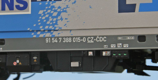 ACME AC60692 - Elektrische locomotief type 388 ČD Cargo-METRANS