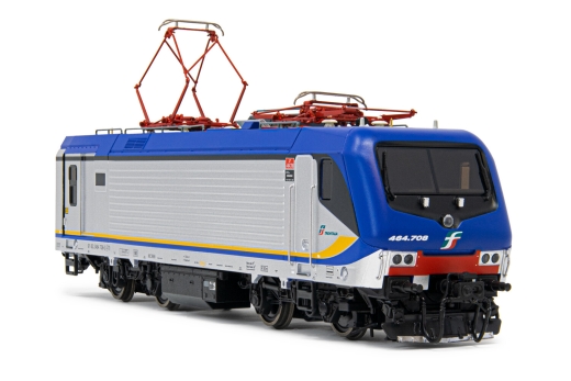 Lima HL2661 - Locomotiva elettrica FS E464 Trenitalia DPR grigio/blu