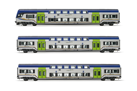 Lima HL5058 - FS Trenitalia, 3 piezas. Set Vivalto en pintura Vivalto, Ep.