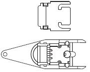 PIKO ET59529-173 - Cinematica + clip di fissaggio MW