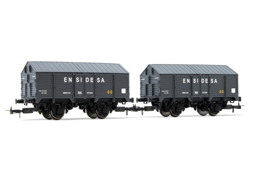 Electrotren HE6009 - RN, 2-part 2-axle freight wagon, type PX, ENSIDESA, Ep.III