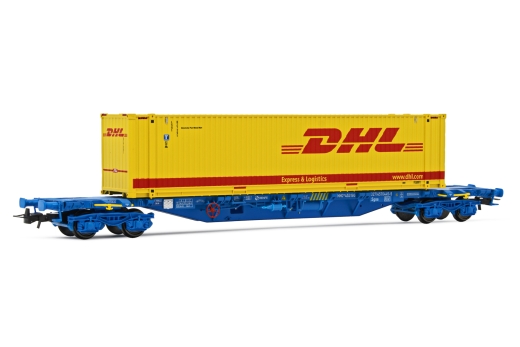 Electrotren HE6069 - RENFE, MMC mit 45`Container DHL