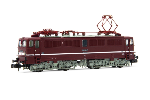 Arnold HN2524D - DR, locomotive électrique BR 242, bande étroite rouge, époque IV, décodeur DCC