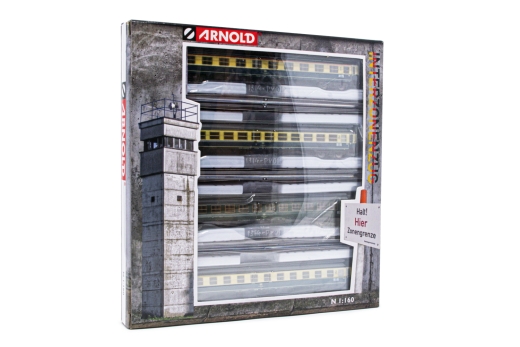 Arnold HN4315 - DB, ensemble de 4 voitures de voyageurs type m, train interzonal, époque IV-V