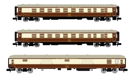 Arnold HN4396 - RENFE, 3 st. Set passagiersrijtuigen “Al-Andalus”, aflevering IV