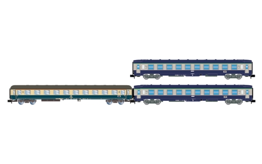 Arnold HN4437 - 3-piece set of passenger coaches D242 Paris - Berlin - Warszawa, Ep. IV