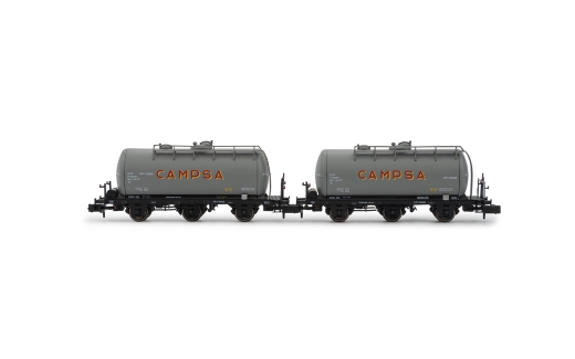 Arnold HN6674 - RENFE, 2-piece set of three-axle tank wagons CAMPSA, Ep. III