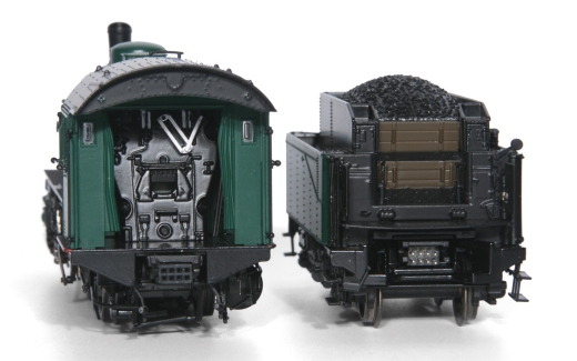 Jouef HJ2403 - SNCB, steam locomotive BR 81, dark green, Epo. III