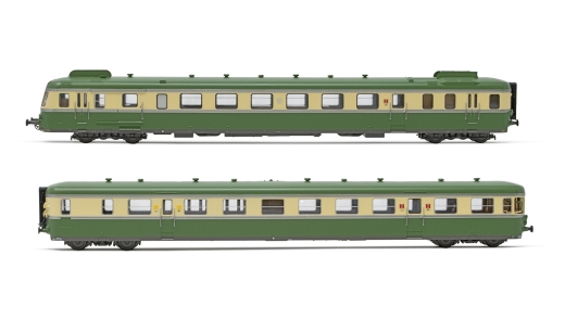 Jouef HJ2419S - SNCF, 2-unit diesel railcar RGP II X 2716 with trailer XR 7719, Ep. III-IV, DCC Sound