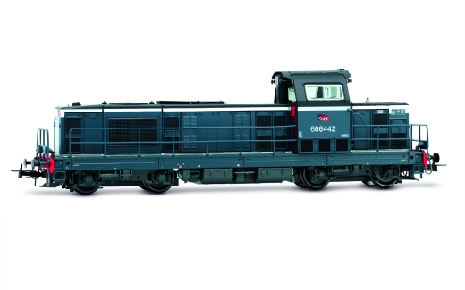 Jouef HJ2441S - SNCF, diesellocomotief BB 666442 in blauwe kleurstelling, aflevering VI, DCC-geluid