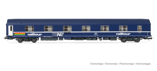 Jouef HJ4160 - NMBS, slaaprijtuig T2 in TEN Railtour kleurstelling, tijdperk IVb