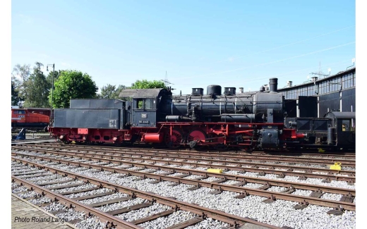 Rivarossi HR2809 - DB, locomotive à vapeur BR 55.25, rouge-noir, époque III