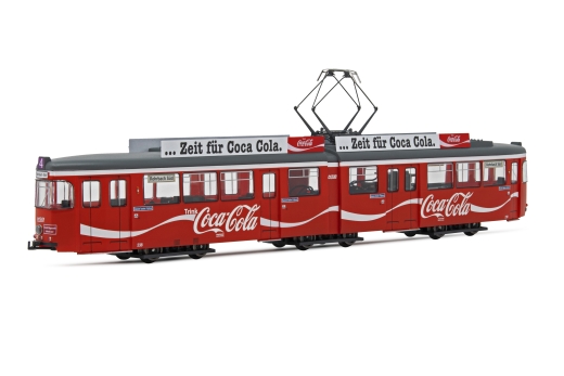 Rivarossi HR2861 - Tram, Duewag GT6, Heidelberg, Coca-Cola, Ep.IV-V