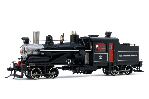 Rivarossi HR2882S - Heisler steam locomotive 2 trucks The Curtis Lumber Co no 2 DCC