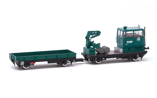 Rivarossi HR2913S - BASF, Rottenkraftwagen KLV 53 en pintura verde, Ep V, con decodificador de sonido DCC.