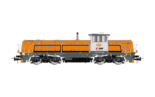 Rivarossi HR2923 - Dinazzano Po/TPER, locomotive diesel EffiShunter 1000, en livrée orange/gris, Ep. VI