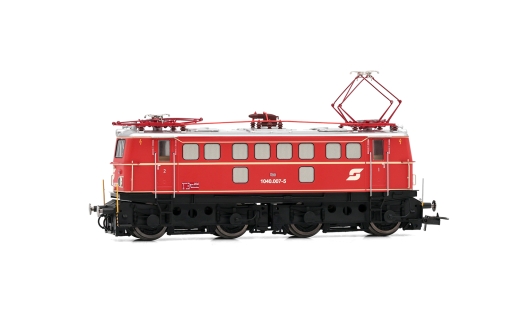 Rivarossi HR2940 - ÖBB, Elektrolokomotive 1040 007-5, neue seitliche Lüftungsgitter, blutorange Lackierung mit drei Zierlinien, niedriges Dach, Rangiertritte vorn und hinten, Ep. V