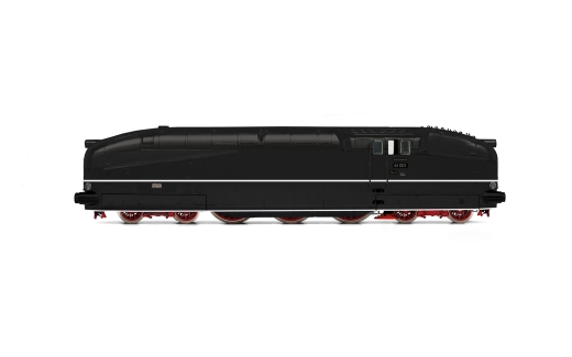 Rivarossi HR2955S - DB, locomotiva a vapore aerodinamica 61 001 in vernice nera con strisce decorative, Ep. III, con decoder audio DCC