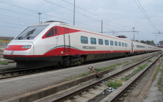 Rivarossi HR2962S - FS, train à grande vitesse avec technologie basculante de la série ETR 460 « Frecciabianca », 4 pièces. Ensemble de base, Ep. VI, avec décodeur sonore DCC