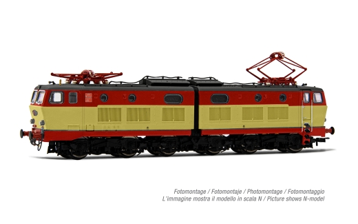 Rivarossi HR2965 - FS, locomotiva elettrica pesante a sei assi della serie E.656, 1a serie in verniciatura sperimentale TEE, Ep