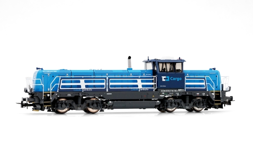 Rivarossi HR2972S - ČD Cargo, locomotiva diesel tipo Effishunter 1000, livrea blu con nuovo numero della compagnia, epoca VI, con decoder sonoro DCC