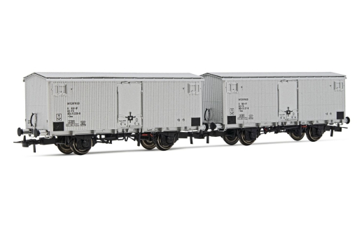 Rivarossi HR6563 - FS, 2 st. Veerboot koelwagen Ifms 2-assig Ep. IV