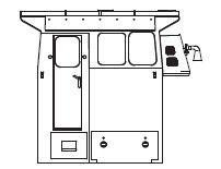 PIKO ET59420-08 - Drivers cab, decorative (with window + light guide)