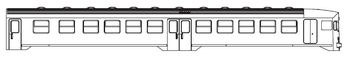 PIKO ET40260-102 - Housing, EW without motor (with window)