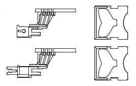 PIKO ET40261-30 - Short coupling socket/plug+cover