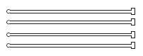 PIKO ET47262-13 - Asta di manovra (4 pz.)