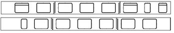 PIKO ET37321-102 - Window band right/left (MW)