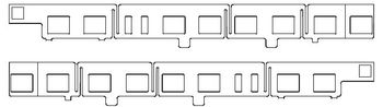 PIKO ET59990-07 - Fenster Endwagen